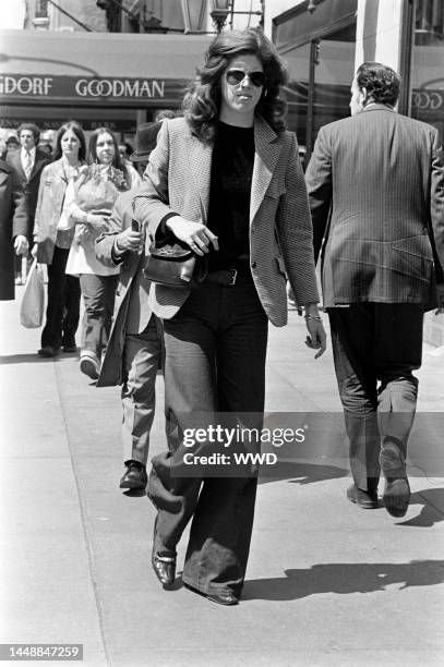 Pedestrians photographed in New York City for WWD's "They ...